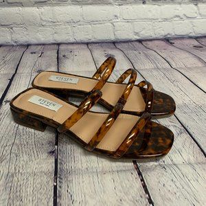 Steven New York Hades Tortoise Print Sandals